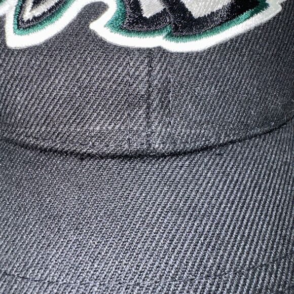 Philadelphia EAGLES Hat Ball Cap ONE SIZE Black Raised‎ 3D Logo CITY HUNTER1q - Picture 11 of 11
